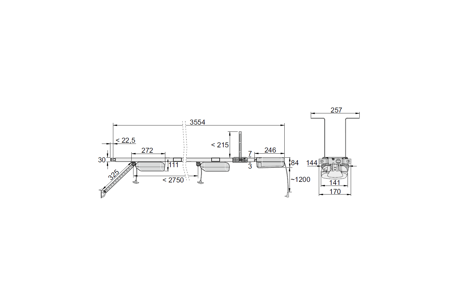 Garage door operator S 9060 base+ S3 | SOMMER